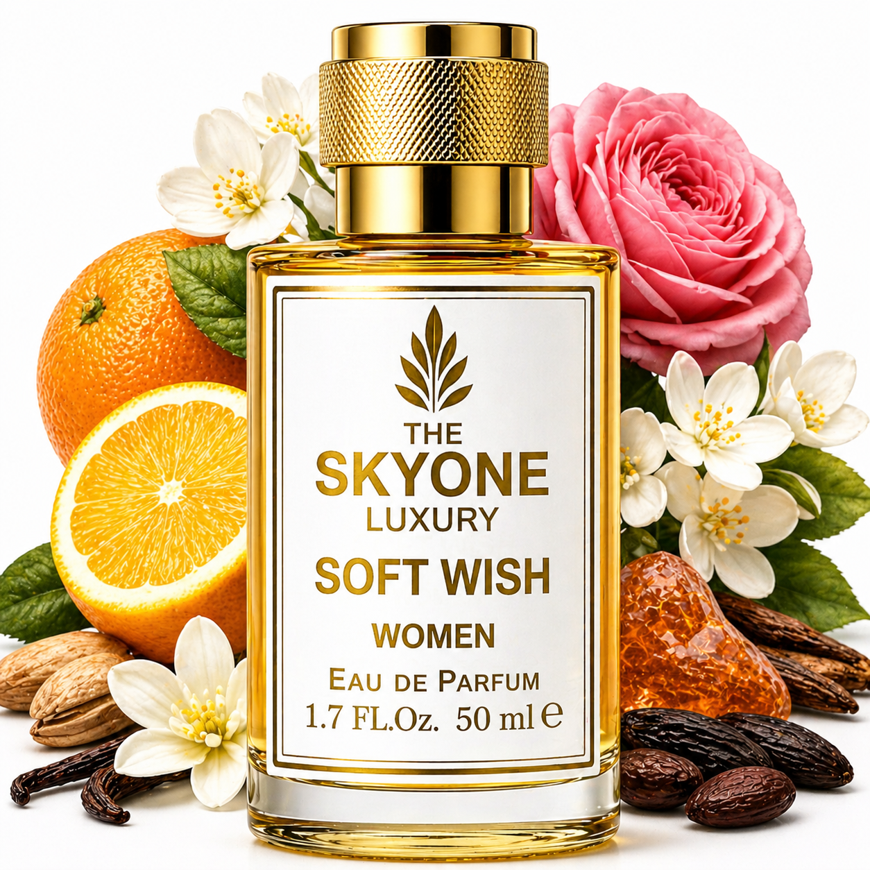 Soft Wish Luxury Women’s Perfume (EDP) 50ml | Long Lasting 10-Hour Floral Sweet Fragrance